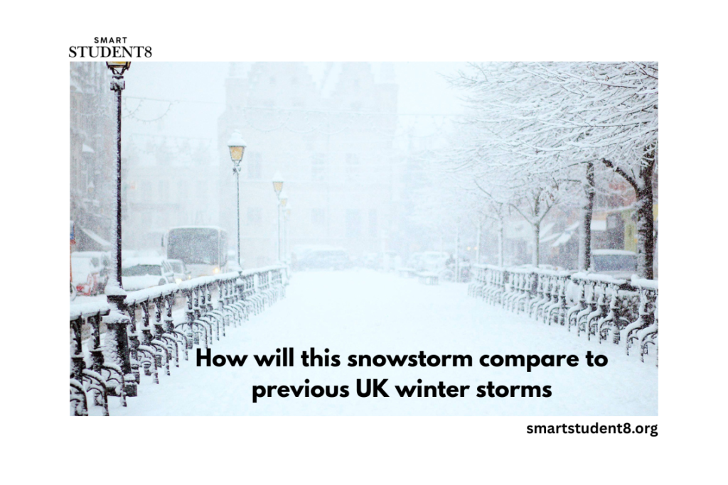 How will this snowstorm compare to previous UK winter storms (1)