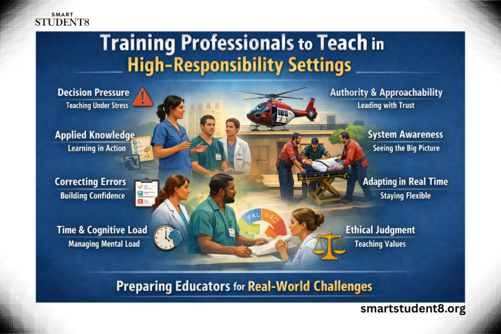 Training Professionals to Teach in High-Responsibility Settings